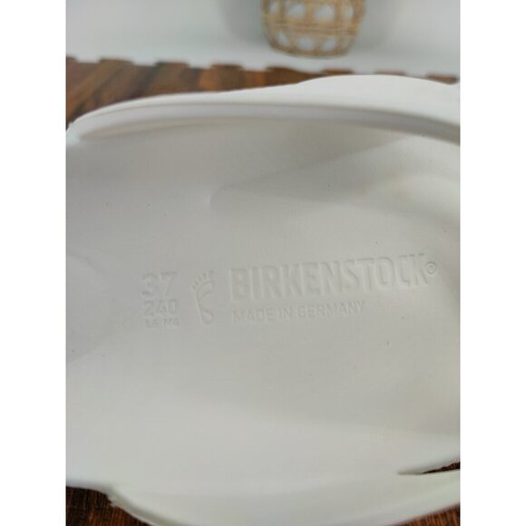 Birkenstock Women’s Honolulu EVA Flip Flops Unisex White Sandals Size 6 US - Picture 7 of 8